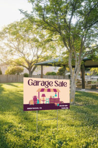Yard Signs Mockup Image