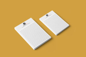 Note Pads Mockup Image